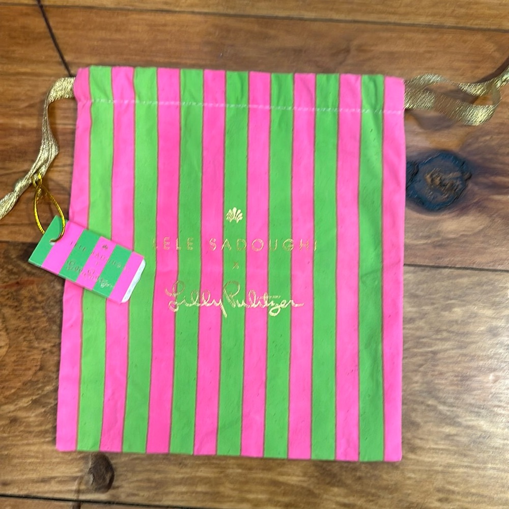 6.5x8” Lele Sadoughi x Lilly Pulitzer Dust Bag